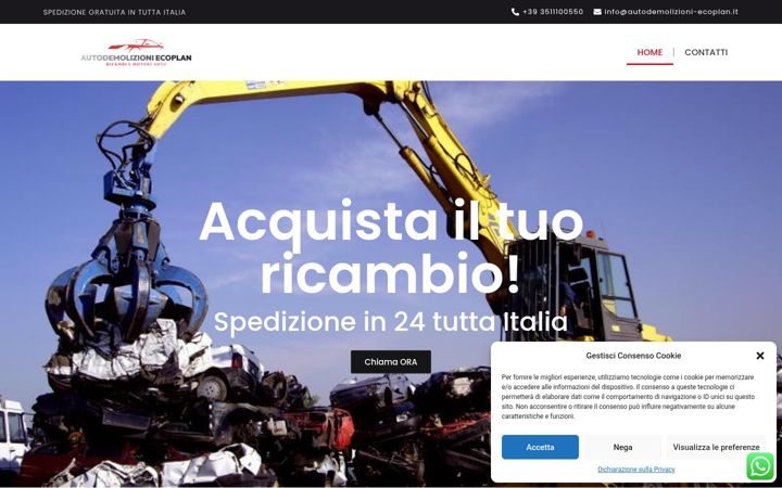 Screenshot of autodemolizioni-ecoplan.it