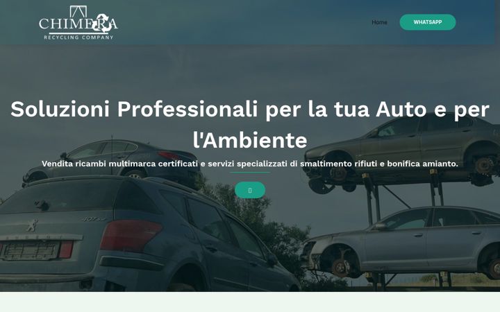 Screenshot of autodemolizionichimera.it