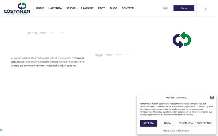 Screenshot van autodemolizionicostanza.it
