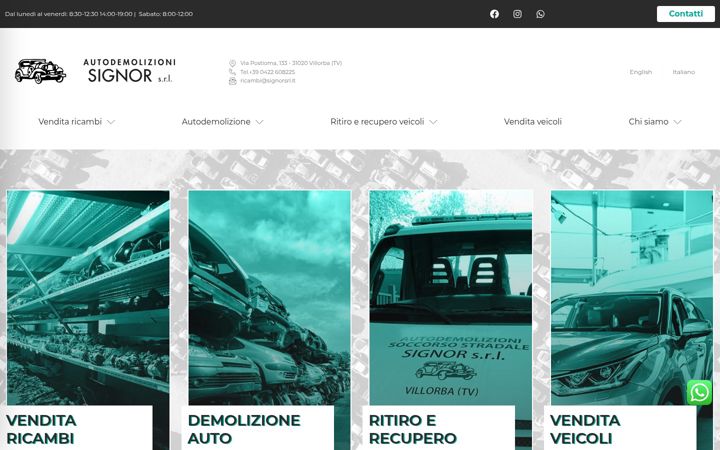 Screenshot of autodemolizionifllisignor.it