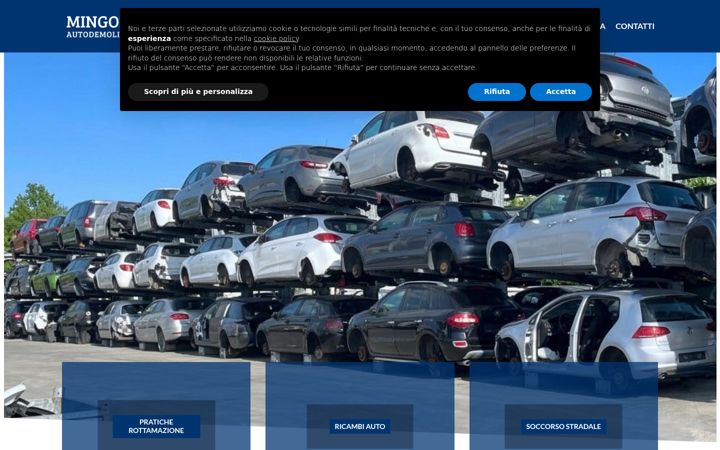 Skærmbillede af autodemolizionimingozzi.it