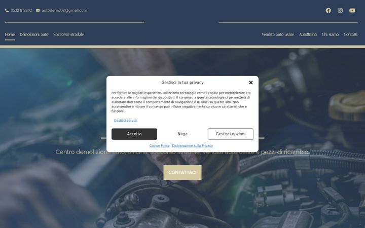 Screenshot van autodemolizionipambianchi.it