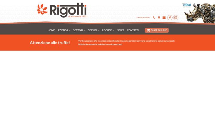 Skjámynd af autodemolizionirigotti.it