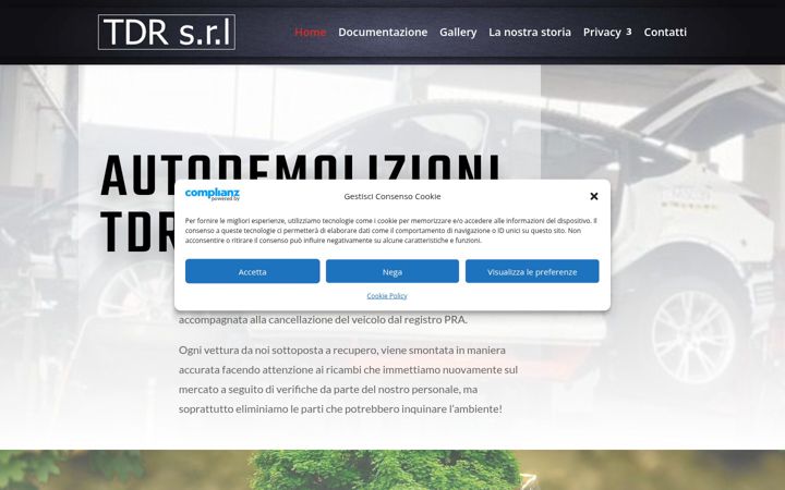 Screenshot of autodemolizionirosaci.com