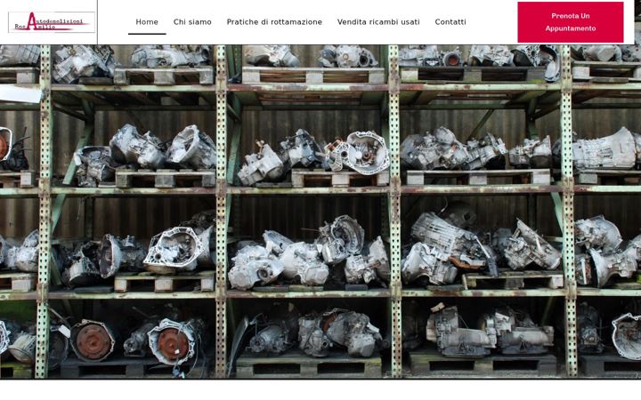 Screenshot of autodemolizionirosamilio.com