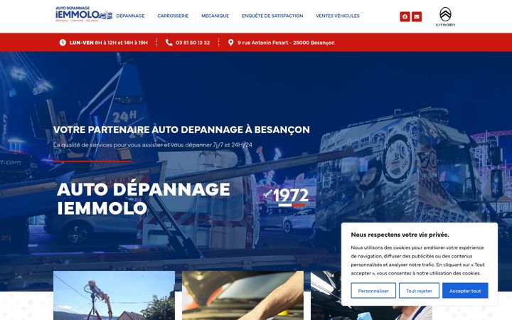 Screenshot of autodepannageiemmolo.com