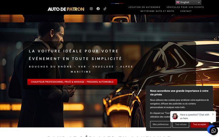 Képernyőkép: autodepatron.fr