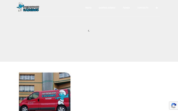 Screenshot of autodesguacesvazquez.com