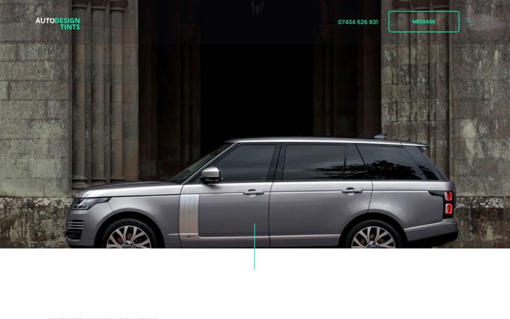 Screenshot of autodesigntints.co.uk