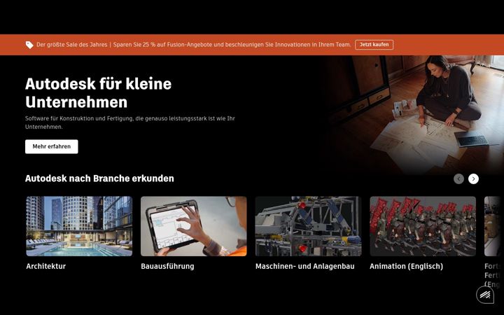 Screenshot di autodesk.de