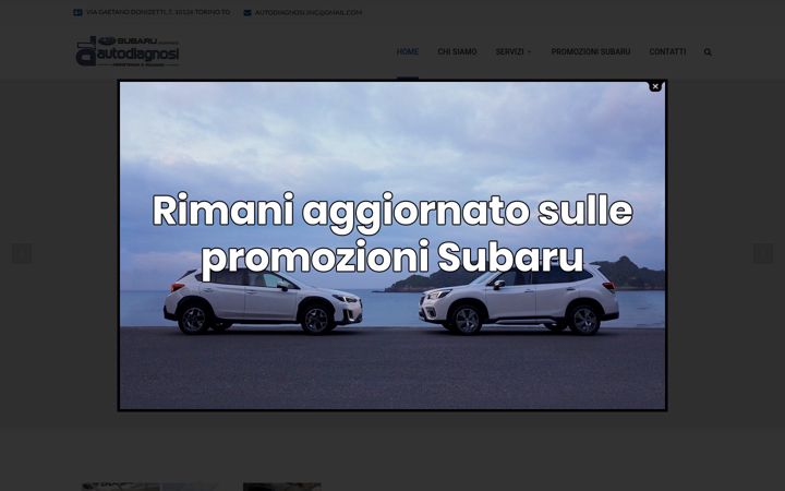Screenshot of autodiagnosisubaru.it