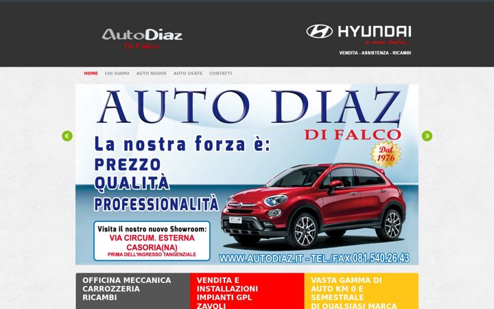 Screenshot of autodiaz.it
