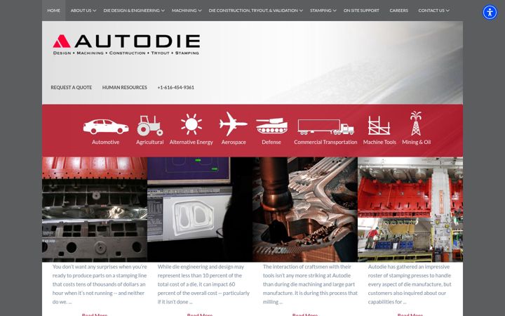 Screenshot of autodie-llc.com
