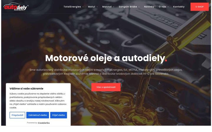 Screenshot of autodielybb.sk