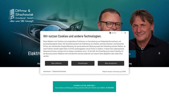 Screenshot of autodienst-bochum.de