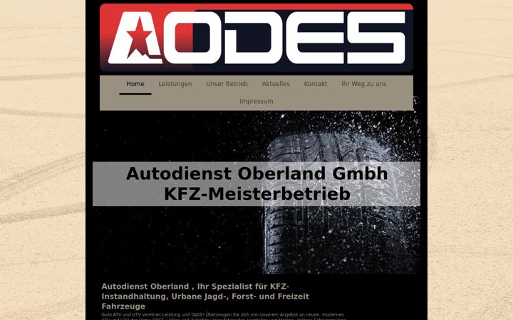 Screenshot of autodienst-oberland-penzberg.de