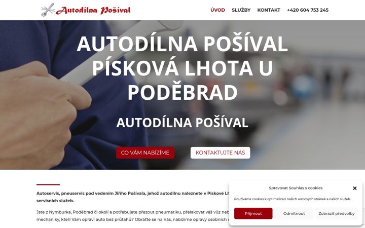 Screenshot of autodilna-podebrady.cz