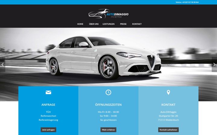 Screenshot of autodimaggio.de