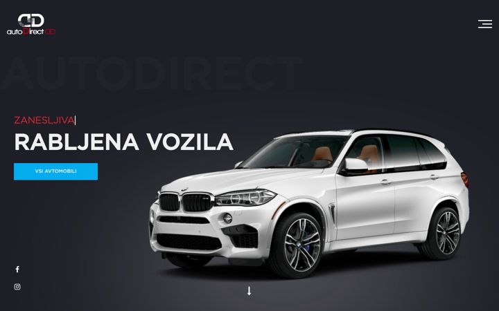 Screenshot of autodirect.si