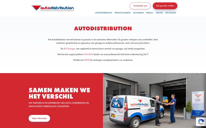 Екранна снимка на autodistribution.nl