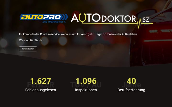 Captură de ecran a autodoktor-sz.de