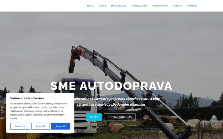 Screenshot of autodoprava-3bex.sk