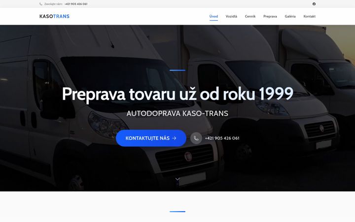 Screenshot of autodoprava-kosice.sk