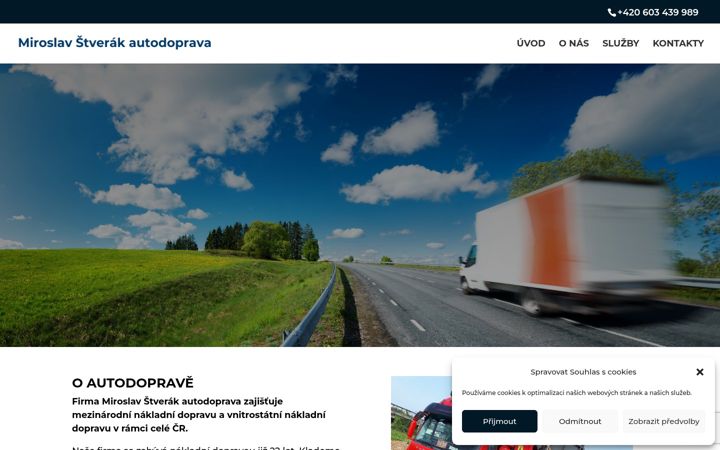 Screenshot of autodoprava-stverak.cz