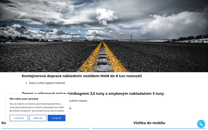 Screenshot of autodopravabzenec.cz