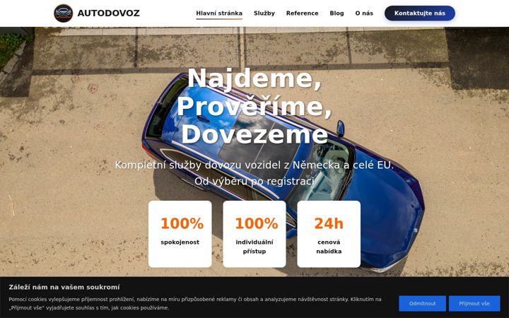 Screenshot of autodovoz.com