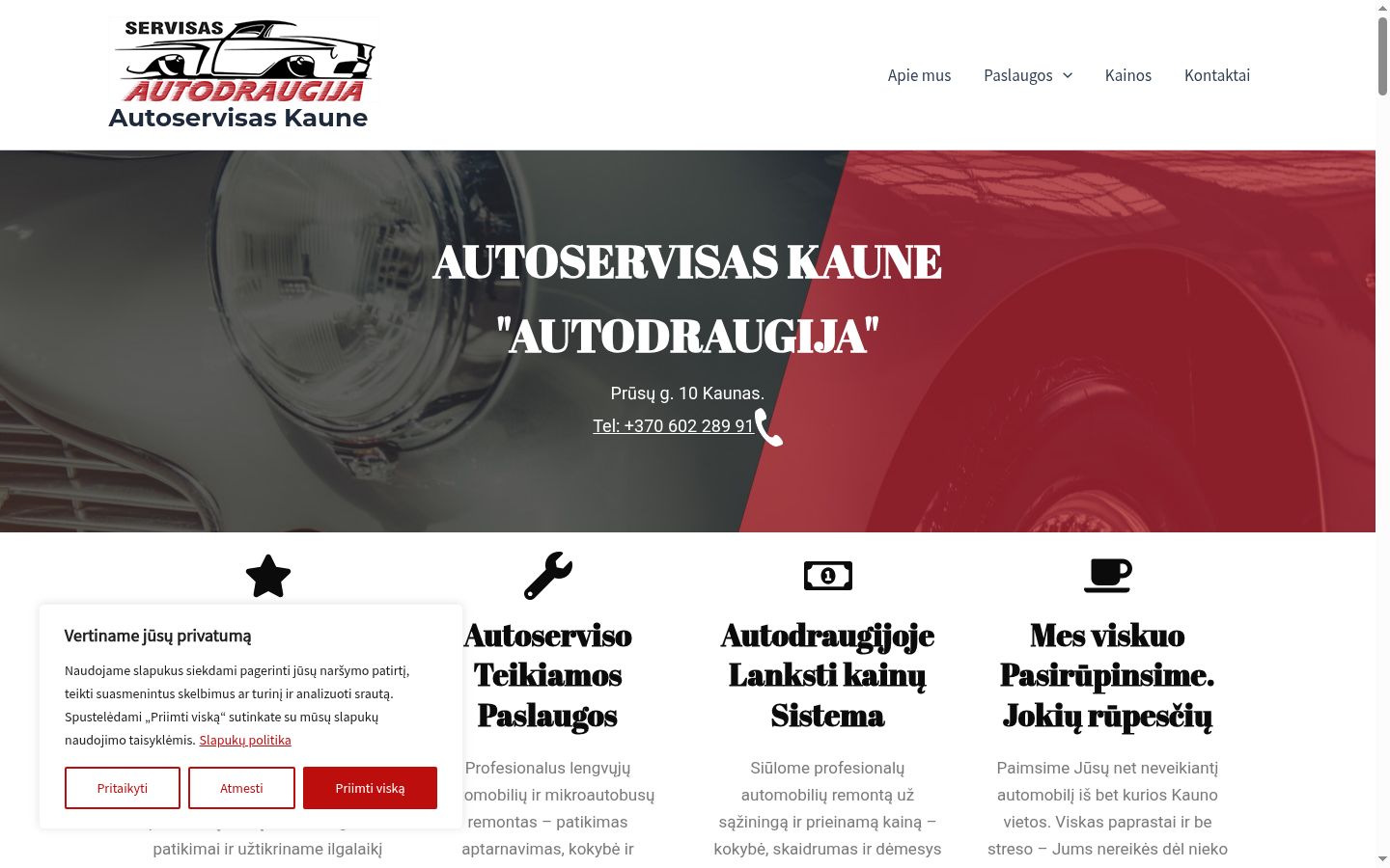 Zrzut ekranu banera zgody wyświetlanego przed jakąkolwiek interakcją