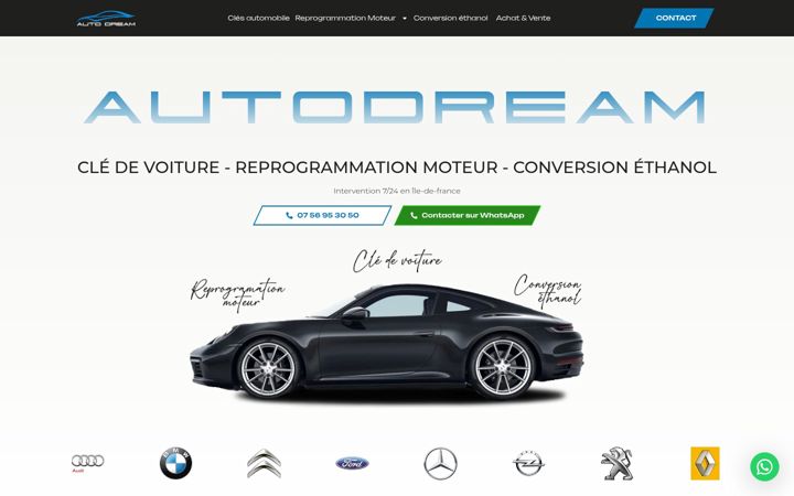 Skjermbilde av autodreammotorsport.com