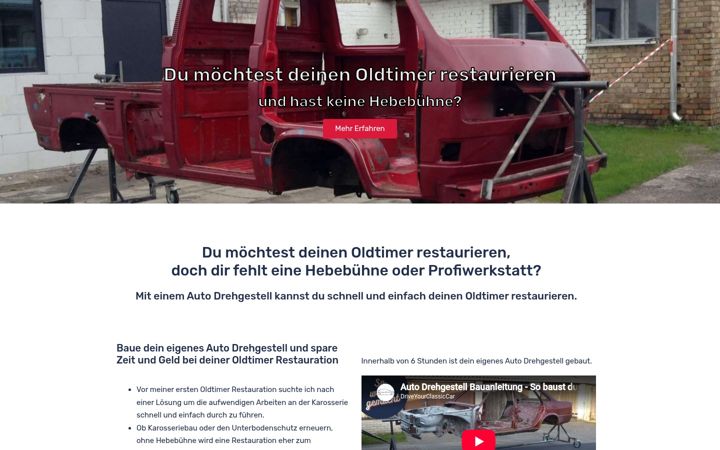 Screenshot of autodrehgestell.de