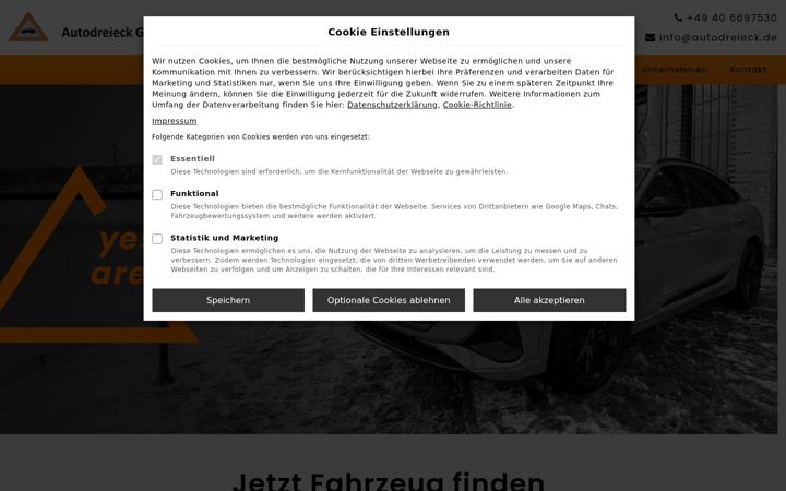 Screenshot of autodreieck.de