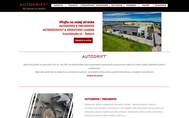 Screenshot of autodrift.sk