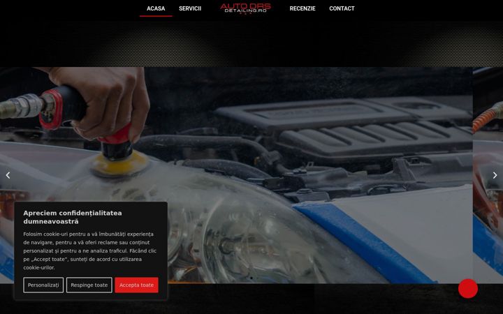 Screenshot of autodrsdetailing.ro