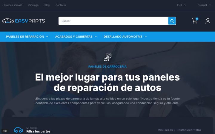 Screenshot of autoeasyparts.es