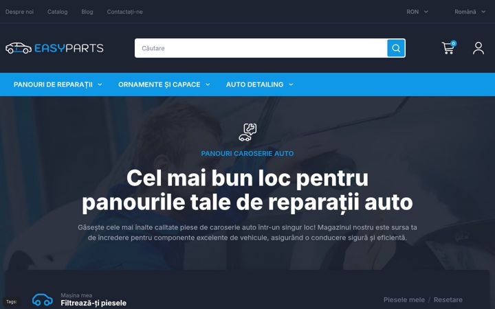 Screenshot of autoeasyparts.ro