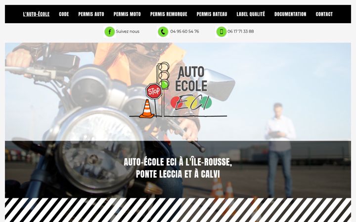 Captura de pantalla de autoecole-balagne.fr