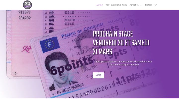 Screenshot of autoecole-milleliri.com