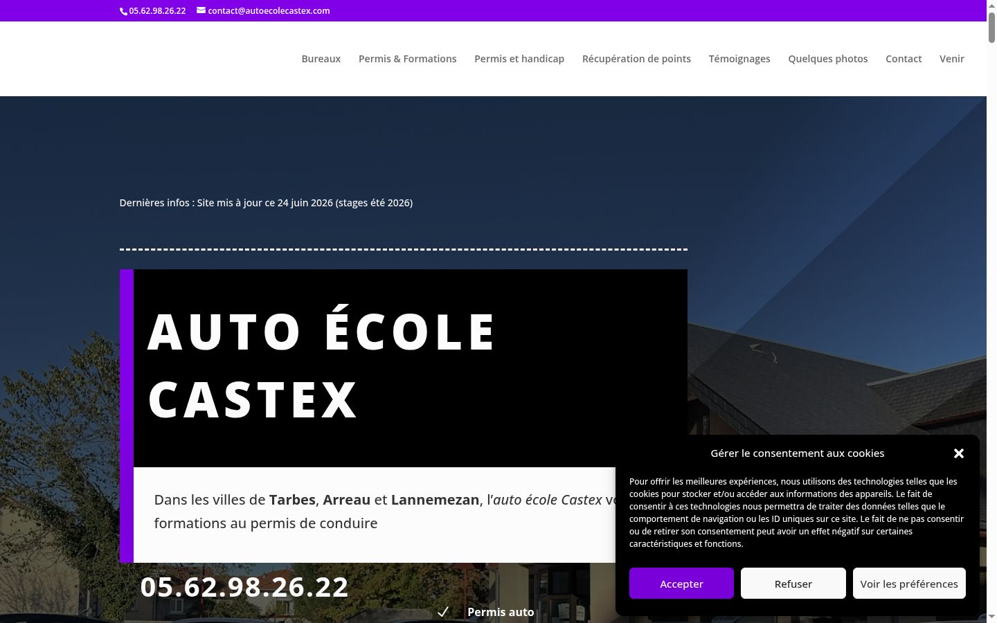 Screenshot tal-banner tal-kunsens muri qabel kwalunkwe interazzjoni