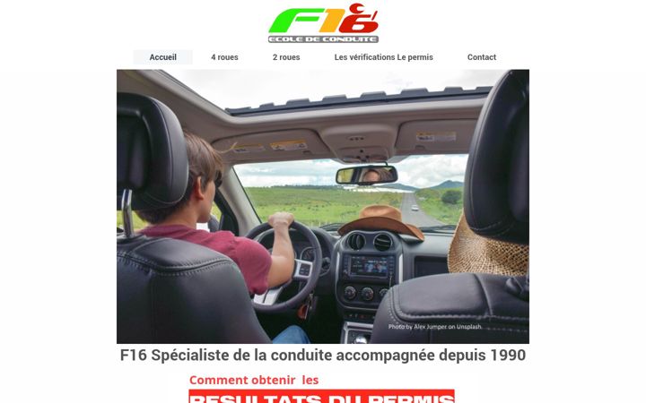 Screenshot of autoecolef16.com