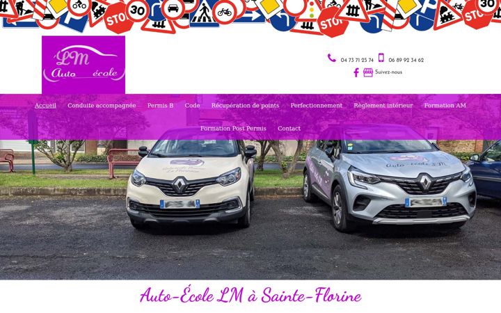 Képernyőkép: autoecolelm.fr