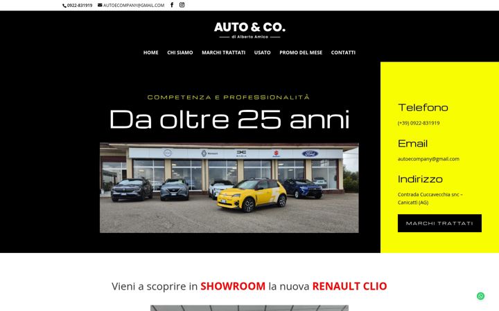 Snimka zaslona za autoecompany.it