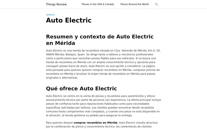 Screenshot of autoelectric.biz
