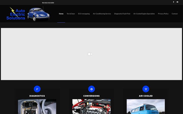 Screenshot of autoelectricsolutions.co.uk