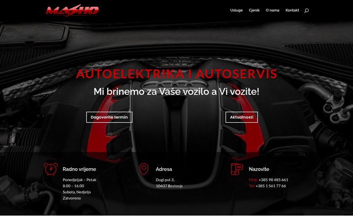 Screenshot di autoelektrika-masho.hr