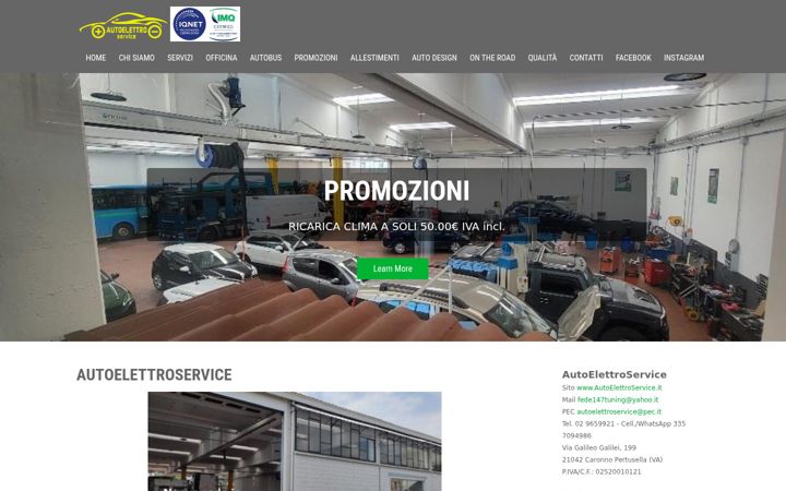 Snimka zaslona za autoelettroservice.it