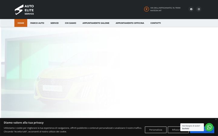 Snimka zaslona za autoelites.it