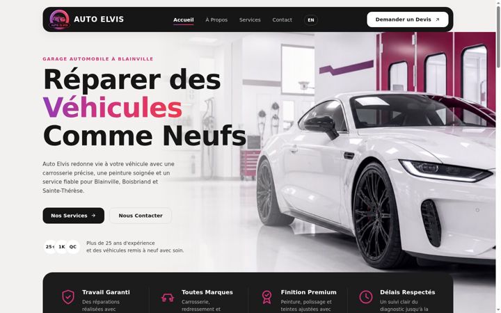 Screenshot of autoelvis.com